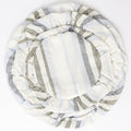 100% Linen Bowl Covers Reusable For Bread Proofing, 4 Pcs Elastic Cloth Fabric Colorful Stripe Bowl Covers, 5.9*7.9*9.8*11.8 Inches, Colorful 2