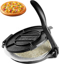 VEVOR Tortilla Press, 10 Inch Tortilla and Roti Maker, Cast Iron Heavy Duty Tortilladora Press, Pre-Seasoned Pataconera with 100 Pcs Parchment Paper, Dough Maker for Flour Tortilla, Tawa