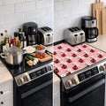 Decorative Electric Stove Top Covers, Heat Resistant Silicone Stove Cover Mat, Stove Top Protectors for Electric Flat Glass Stoves, Adds Extra Counter Space for Small Kitchens and Apartments