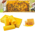 30PCS Beeswax Sheets Foundation Sheets 16-1/2 x 8-1/3 inch for Beehives Frames, Beeswax Sheets for Beekeeping,Candles Making, Hives (42cm x 21cm)