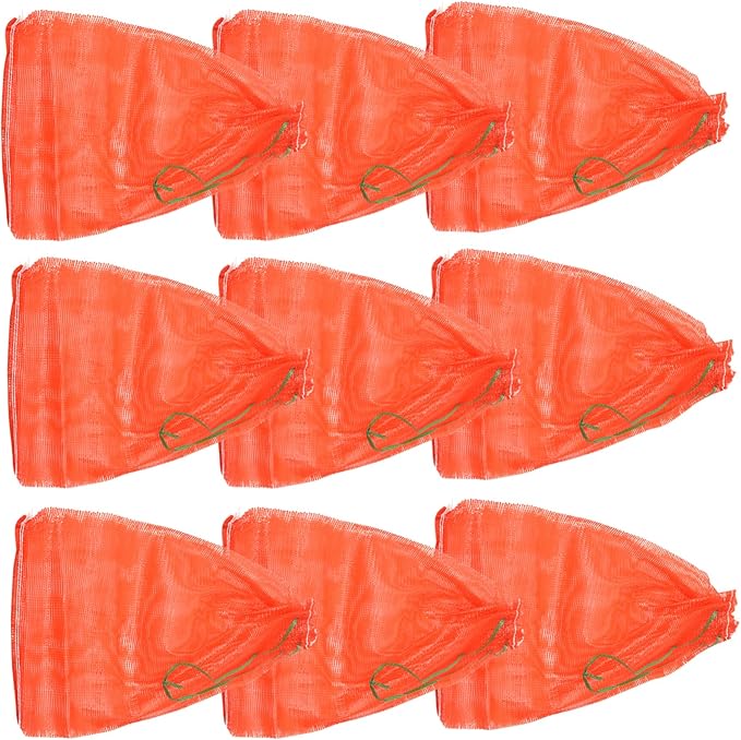 50pcs Mesh Produce Bags Bulk Net Bags Large Storage Containers for Fruits Toys Vegetables