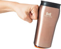 Mighty Mug | The Untippable Mug | Grips When Hit, Lifts for Sips | Insulated Stainless Tumbler | Cupholder Friendly | Gifts for Women Men All | Leakproof | 4 Hours Hot / 24 Cold | 12oz | Rose Gold