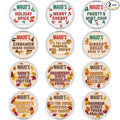 Maud’s Holiday & Fall Flavored Coffee Pods Variety Pack Bundle, 48ct, 11 Assorted Seasonal Flavors, Medium Roast Coffee in Single Serve Pods 100% Arabica Coffee, Compatible with Keurig K Cups Maker