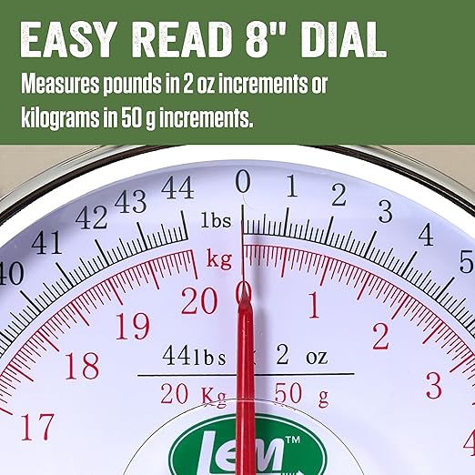 LEM Products 44 lb. Stainless Steel Scale, Silver