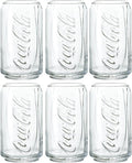 ADERIA B5468 Coca-Cola Cangata Glass, 12.0 fl oz (355 ml), Set of 6, Made in Japan, Highball Cup, Wedding, Celebration, Beer, Stylish, Gift, Glass, Sake, Birthday, Women, Tumbler, Men's, Retirement,