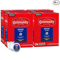 Community Coffee House Blend 96 Count Coffee Pods, Medium Dark Roast, Compatible with Keurig 2.0 K-Cup Brewers, 24 Count (Pack of 4)