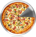 13.5 Inch Pizza Pan for Oven Stainless Steel Baking Sheet Round Plates for Cake Pie and Salad Pizza Steel Tray Oven Dishwasher Safe & Easy Clean(1 Pack)