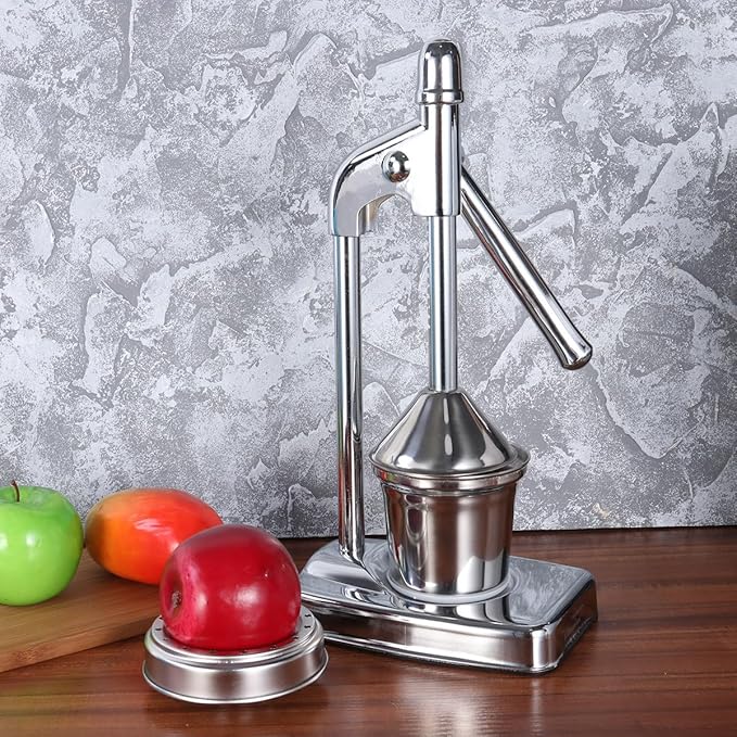 Stainless Steel Manual Lever Press Citrus Juicer Extractor Fruit Mixer Vegetable Press