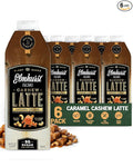 Elmhurst 1925 Caramel Cashew Latte – Plant-Based, Vegan, Dairy-Free Plant Milk Latte Made of Cashew Milk, Cold Brew Premium Arabica with 95mg Caffeine & Sweet Caramel Notes – 25.4oz (Pack of 6)
