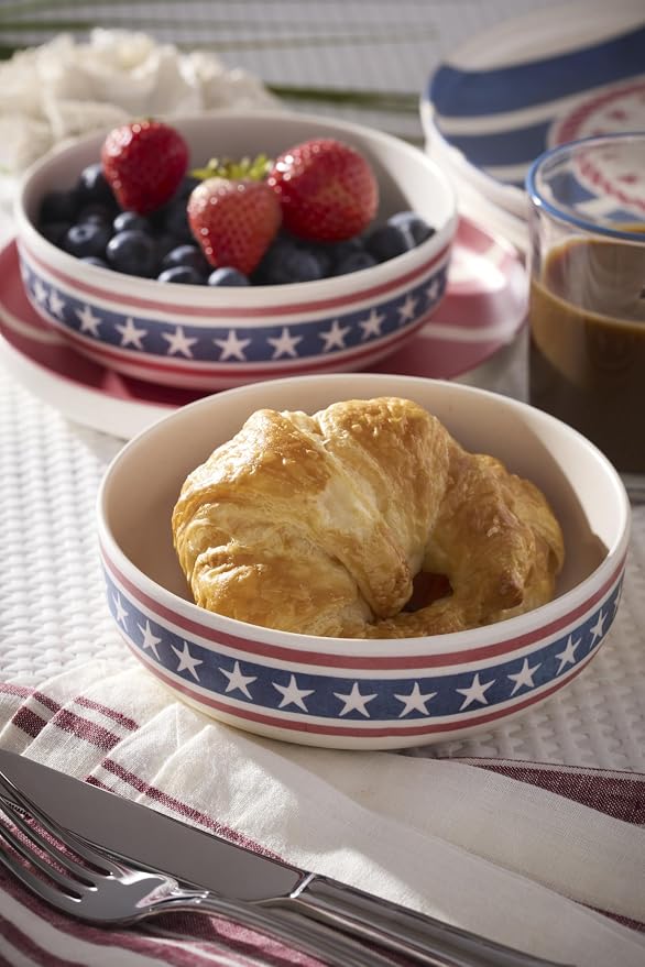 Oneida Dinnerware Sets, 24 Seven Melamine, Aweigh We Go 12-Piece Dinnerware Set, Service For 4, Melamine Material, Dishwasher Safe, Plates And Bowls, Dinner Dishes, Kitchen, Dining(Assorted, 12 Piece)
