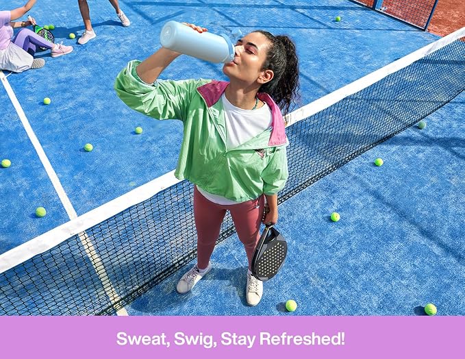 POWCAN 40 oz Insulated Water Bottle with 2-in-1 Straw and Spout Lid, Glow-in-the-Dark, 24H Cold, Leakproof, BPA-Free, Double Wall Stainless Steel for Sports, Gym, Travel, and School (Heirloom Garden)