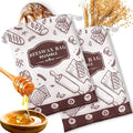 2-Pack Beeswax Bread Bags for Homemade Bread，Reusable Sourdough Storage Bags with Premium Beeswax Coating for Loafs Baguette Fresh Keeping,Great Baking Essentials and Gifts for Families & Friends.