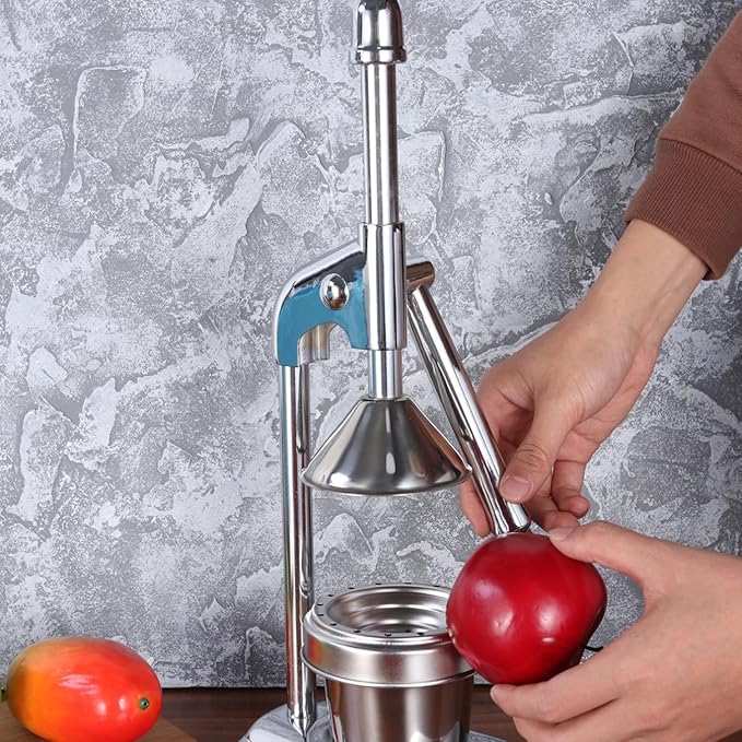 Stainless Steel Manual Citrus Juicer Machine Hand Press Cold Press Fruit Extractor