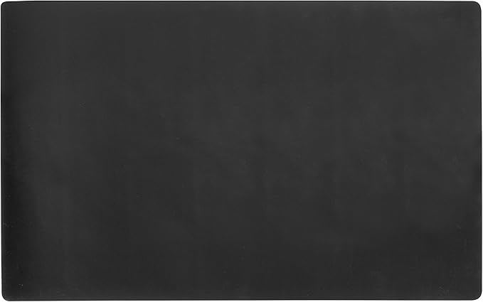 Non-Stick Oven Liners for Bottom of Electric, Gas, Toaster & Microwave Ovens Extra Thick Heavy Duty, Extra Large 26” x 16.25” Set of 3 Black