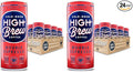 High Brew Coffee,Cold Brew Coffee,Double Espresso,8 Fl Oz,Ready-To-Drink,(Pack of 24)