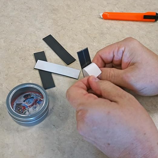 Master Magnetics Flexible Magnetic Tape - Magnet Strip with Strong Adhesive Backing for Walls, Boards, Signs, and More - 0.06" Thick - 0.75" W - 100 Ft - 1 Roll