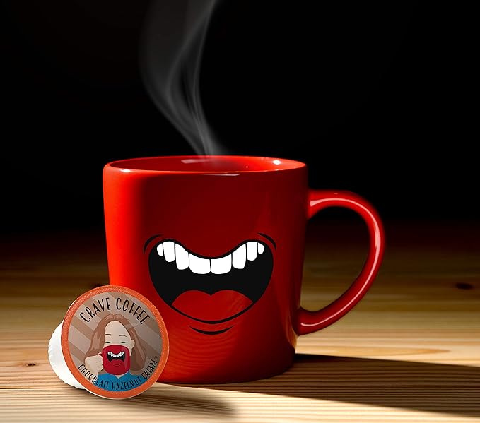 Crave Beverages Flavored Coffee Pods Sampler, Compatible with 2.0 K-Cup Brewers, Single Serve Assorted Variety Pack, 100 Count