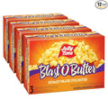 Jolly Time Blast O Butter, Ultimate Movie Theater Butter Microwave Popcorn, 3.2oz Sharing Bag, 3 Bags Per Carton (Blast O Butter, 3.2 Ounce (Pack of 12))