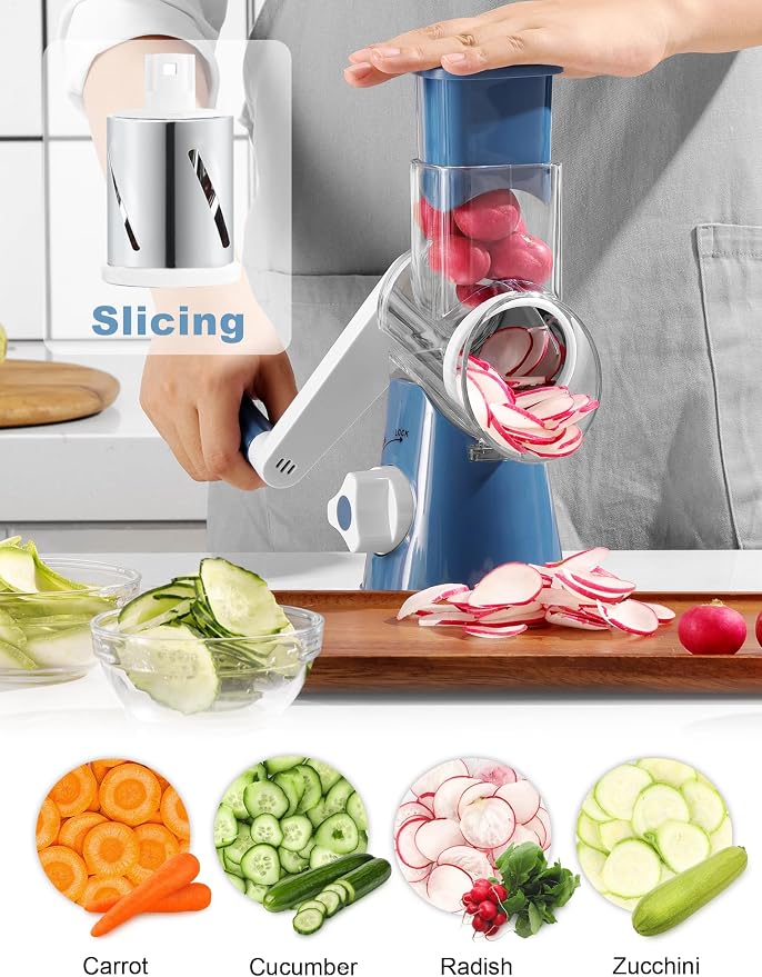 Cheese Shredder and Food Chopper Bundle