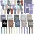 Shellwei 60 Pcs Employee Appreciation Gifts Bulk 24 oz Thank You Tumbler with Lid and Straw Mini Spiral Notebooks and Pens Appreciation Gifts for Team Employee Coworkers Teacher (Thanks)