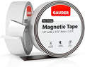 GAUDER Magnetic Tape Extremely Self Adhesive (1.6 inch x 3.3 ft) | Magnetic Strips | Magnet Roll