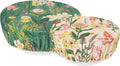 Now Designs Bees & Blooms Save It Reusable Cotton Bowl Covers 7.5 and 9.25 inch, Set of 2