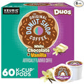 The Original Donut Shop Duos White Chocolate + Vanilla, Keurig Single Serve K-Cup pods, 60 Count (6 Packs of 10)