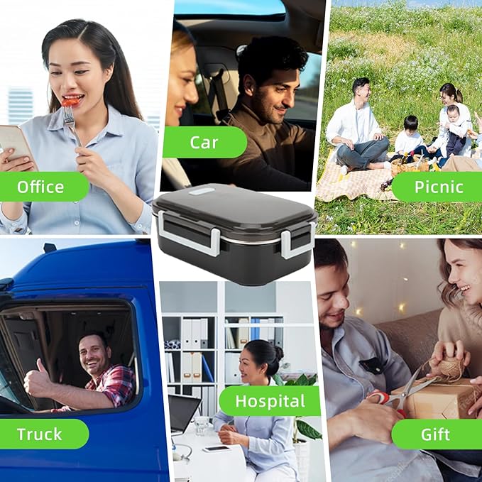 1200ml & 700ml Lunch Box Food Lunch Containers Portable Adult Bento Lunch Box Food Storage Bowl for School Office Outdoor Travel