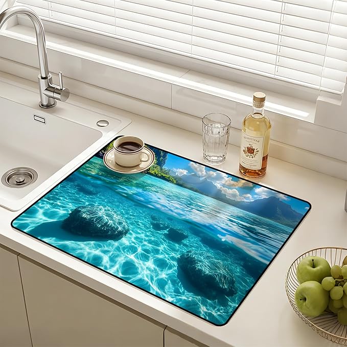 Stove Top Covers for Electric Stove: Heat Resistant Protector Glass Stove Top Expands Counter Space, Stylish Kitchen Decor (G253396)
