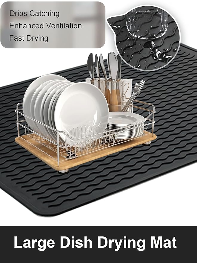 XiFEO Stove Top Covers for Electric Stove, Food Grade Heavy Duty Silicone Glass Stove Top Cover Protector, Induction Cooktop Protector, Heat Resistant Range Ceramic Stove Top Covers Mat, Oven Cover