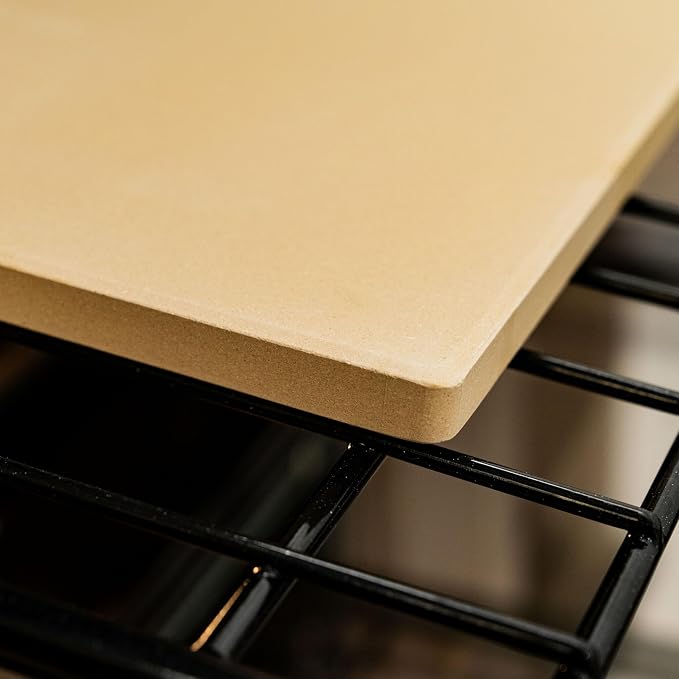 Old Stone Pizza Kitchen Rectangular Pizza Stone for Oven and Grill, 14x16-Inch