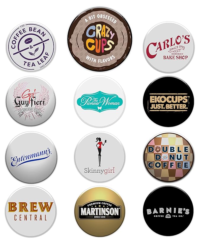 Perfect Samplers Flavored Coffee Variety Pack, Flavored Coffee Pods, Including Vanilla, Chocolate Coffee & More, Flavored Coffee Pods Variety Pack for Keurig K Cups Machines, 50 Count