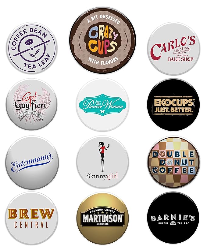 Perfect Samplers Dark Roast Coffee Pod Variety Pack - Pack for Keurig K Cups Coffee Makers, Bold 36 Count