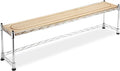 Whitmor Supreme Wood & Chrome Sink Shelf