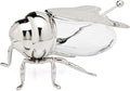 Godinger Honey Jar Silver Bee Themed Serverware Breakfast, Tea or Special Occasions
