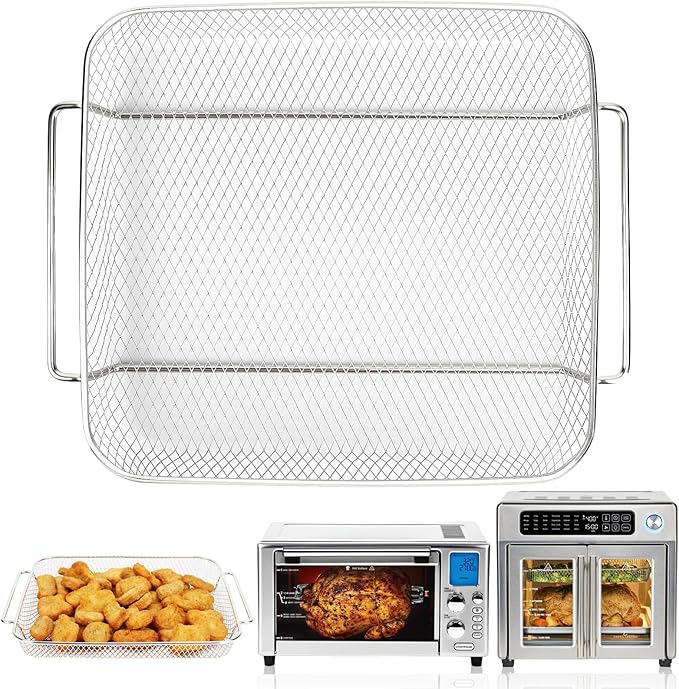 YQL 10x12 Inch 150PCS Disposable Air Fryer Liners and Air Fryer Basket Replacement for Emeril Lagasse 26 QT