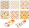 Reallnaive 600 Pcs Thanksgiving Theme Wax Paper Sheets 12 x 12 Inch Parchment Deli Tissue Paper Sandwich Wrapping Sheets Food Basket Liners for Kitchen Restaurant Baking Supplies, 6 Styles