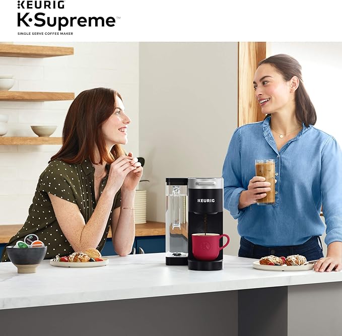 Keurig K-Supreme Single Serve Coffee Maker with Dunkin' Original Blend Medium Roast, 60 K-Cup Pods