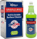 Griddle-Whiz Grill & Griddle Cleaner | Removes Grease, Food Residue, Burnt On Organics | Non-Toxic High Heat Flat Top Grill Cleaner & Food Contact Surface | Non-Caustic Formula by FryOilSaver (32oz)