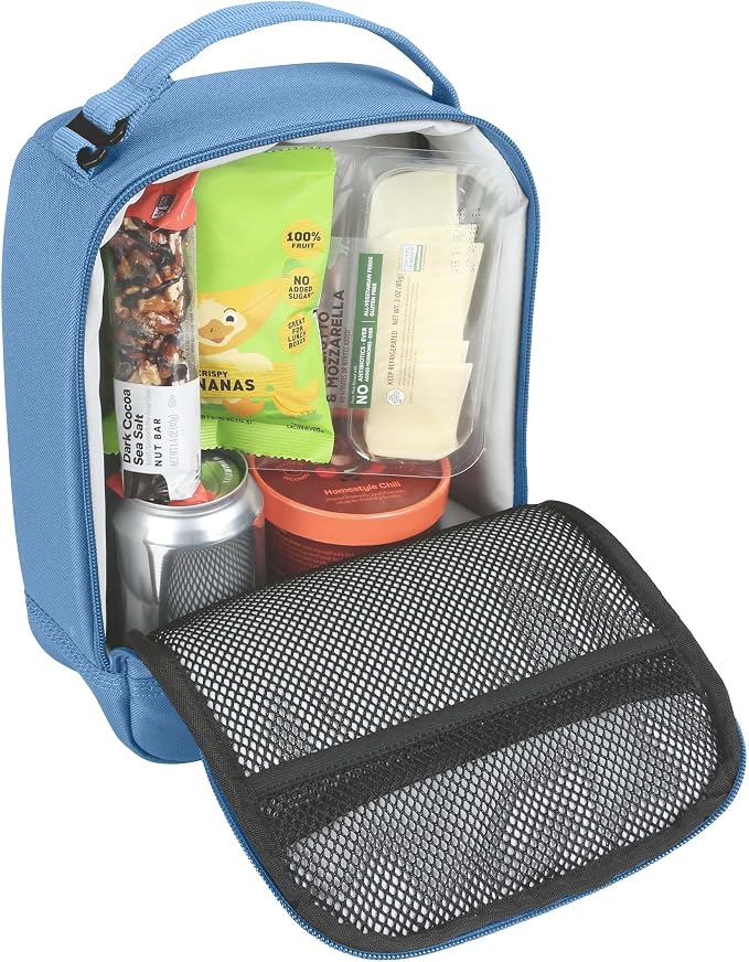 Carhartt Insulated Lunch Cooler For Men and Women, Fully Insulated Lunch Pale for Work, Outdoor, and Everyday Use, Workwear Blue