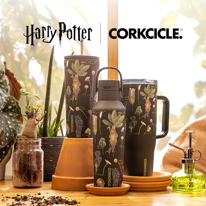 Corkcicle Cruiser Insulated Tumbler with Handle & Straw - Keeps Beverages Cold 20 Hours - Triple Insulated - Summer Drinkware Gift - Keeps Drinks Ice Cold - 40 oz - Princess Cinderella