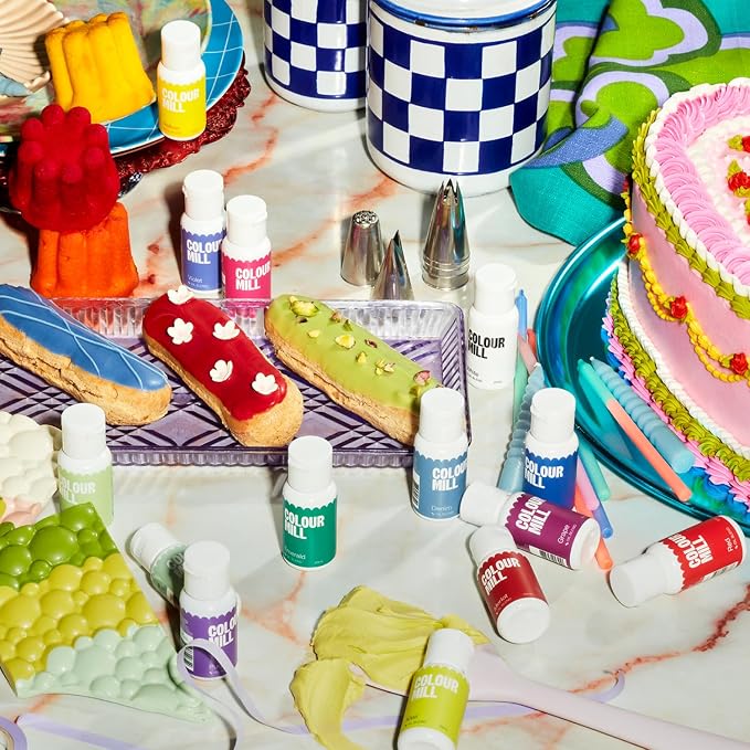 Colour Mill Oil Blend Food Coloring, Complete Collection - 20 Milliliters Each of 60 Colors
