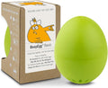 BrainStream BeepEgg Basic Egg Timer - Plays Tunes When Eggs are Ready, Works with Any Egg Size, Temperature-Sensitive for Precise Cooking, Made in Germany, Fun Kitchen Essential (Green)