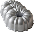 Nordic Ware Original Bundt, 12-Cup, Silver (Pack of 3)