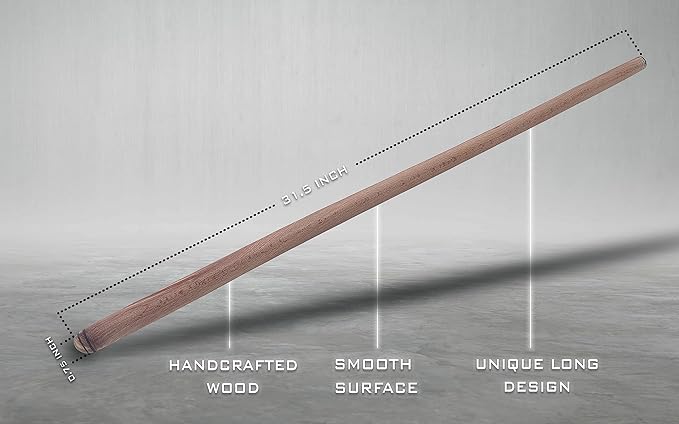 THE VIOLET 80 cm (31.5 Inch) Turkish Baklava Wood Extra Long Rolling Pin | Baking, Dough, Pasta, Kitchen