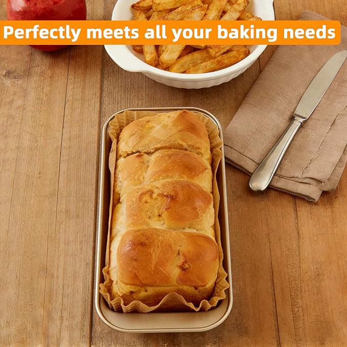 Loaf Pan Liners,160pcs Bread Pan Liners for Baking 9x5inch,Loaf Pans Parchment Liners,Non-Stick Disposable Parchment Paper for Loaf Pans