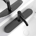 Dreatim Kitchen Faucet Absorbent Mat - Diatomite Stone Sink Tray, Quick Drying, Modern Design - Durable Faucet Drip Mat for Kitchen Sink and Bathroom Counter [17.7" x 3.9", Dark Grey]