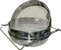 Stainless Steel Honey Strainer for 5 Gallon Bucket – Double Sieve Honey Filter with 650 & 1875 Micron Mesh – Extendable Arms Up to 16.5" – Beekeeping Honey Harvesting Equipment and Food Strainer