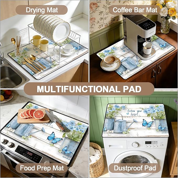 Stove Top Covers for Electric Stove: Heat Resistant Protector Glass Stove Top Expands Counter Space, Stylish Kitchen Decor (G253991)