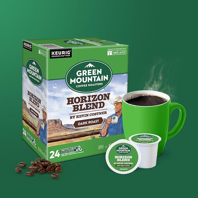 Green Mountain Coffee Roasters® Horizon Blend Coffee by Kevin Costner, Single Serve Keurig® K-Cup® Pod, 96-Count Box